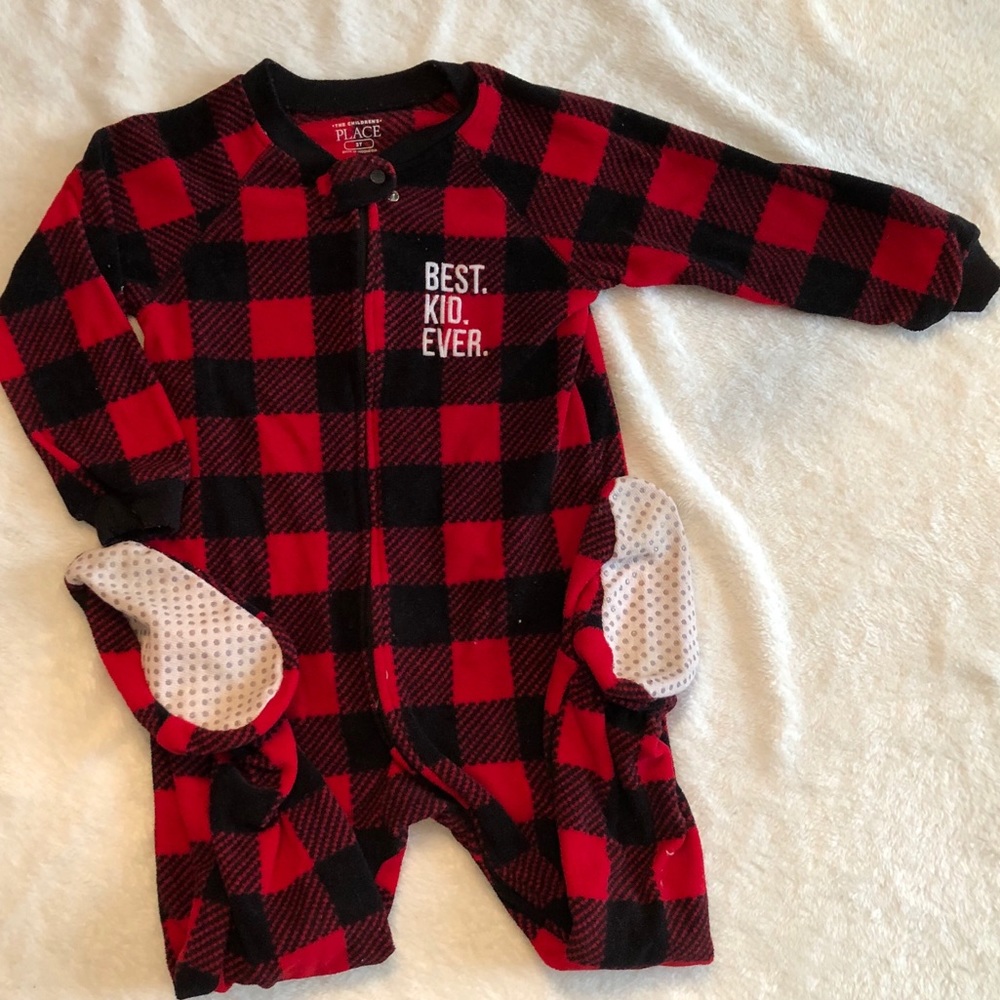 Fleece footie pajamas